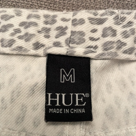 HUE Animal Print Jeggings Leggings Pants Medium - Picture 6 of 14